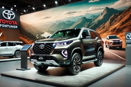 Toyota की मिनी Fortuner, स्टाइलिश और दमदार SUV लुक के साथ, LED हेडलाइट्स, बोल्ड फ्रंट ग्रिल, एलॉय व्हील्स और हाई ग्राउंड क्लीयरेंस में।