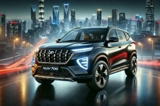 Mahindra XUV 700 New Model 2025 – एक शानदार SUV, जिसमें प्रीमियम डिजाइन, LED हेडलाइट्स, और दमदार परफॉर्मेंस फीचर्स हैं।