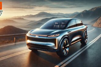 Xiaomi SU7 इलेक्ट्रिक SUV – 770KM रेंज, हाई-स्पीड चार्जिंग और स्मार्ट फीचर्स के साथ।