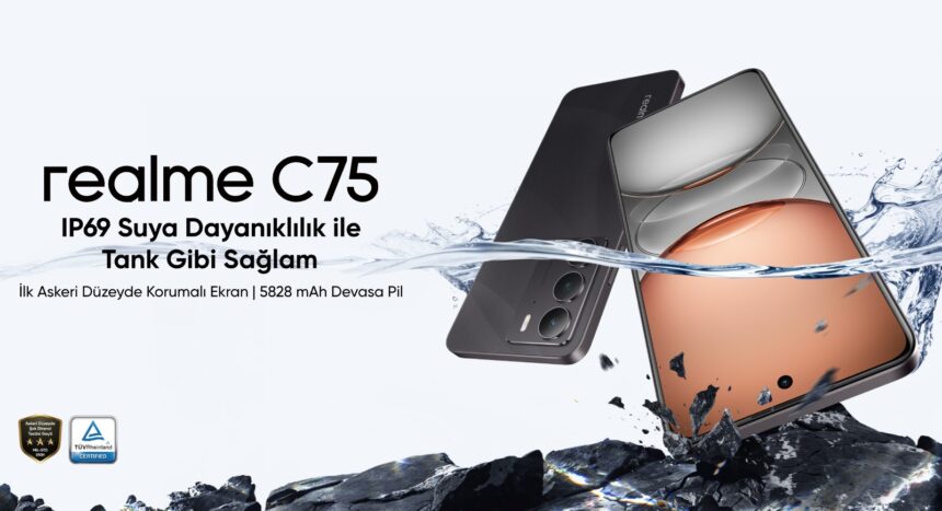 Realme C75 5G स्मार्टफोन – 50MP कैमरा, 5000mAh बैटरी और 33W फास्ट चार्जिंग के साथ।
