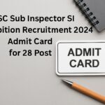 BPSSC Sub Inspector Prohibition Recruitment 2024 Admit Card Download Instructions