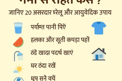 गर्मी से राहत पाने के देसी और आसान उपाय – हिंदी ब्लॉग पोस्ट