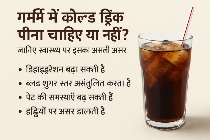 गर्मी में कोल्ड ड्रिंक पीना सही है या नहीं? जानिए सच्चाई और नुकसान
