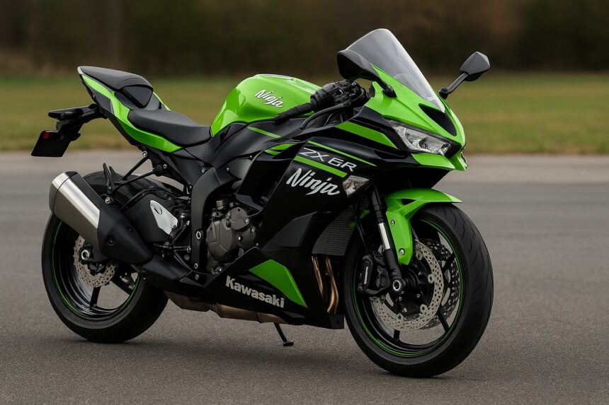 Kawasaki Ninja ZX-6R 2025 सुपरबाइक का अग्रेसिव लुक